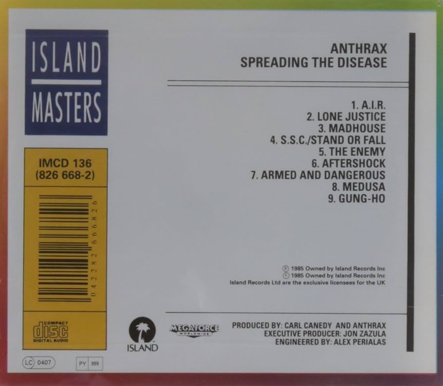 Amazon.co.jp: SPREADING THE DISEASE - ANTHRAX: ミュージック